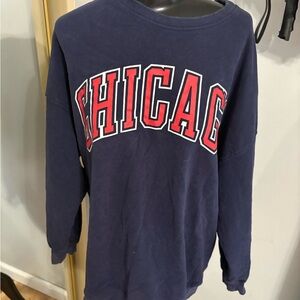 NBA Navy and Red Women's Sweater